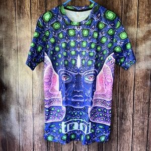 Buddha Graphic Tee - NWOT - Lg